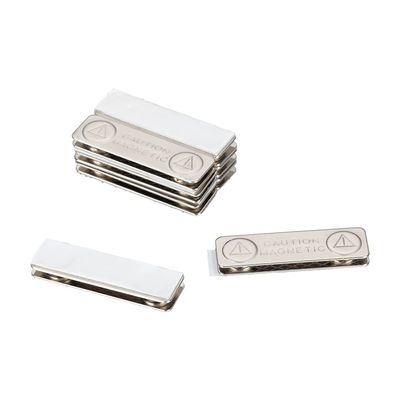 Portatori di distintivi magnetici ABS forti con fissaggio a piastra di acciaio e adesivo 3M