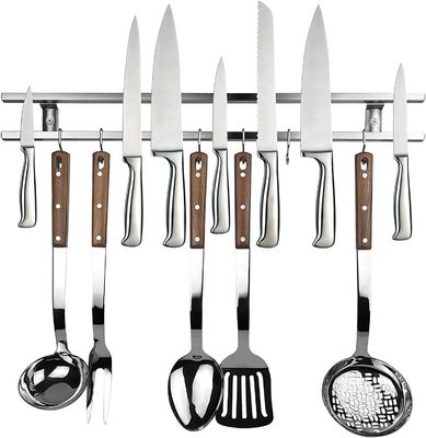 Tubo di coltello magnetico in acciaio inossidabile più venduto per utensili da cucina e magazzino di coltelli