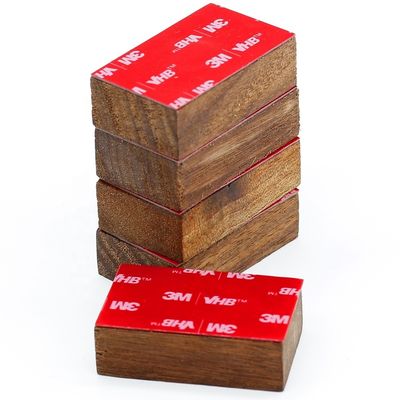 Tenitore di coltello magnetico in legno sostenibile per parete STRONG magneti al neodimio striscia adesiva