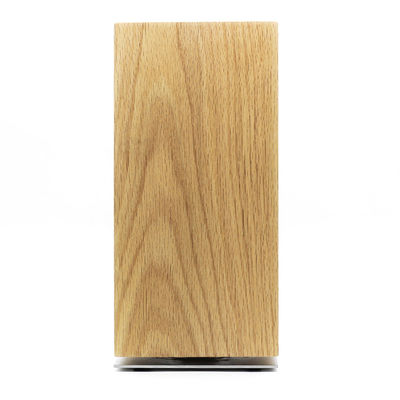 Porta coltelli magnetici da cucina con piastra metallica 360 rotazione Legno di quercia