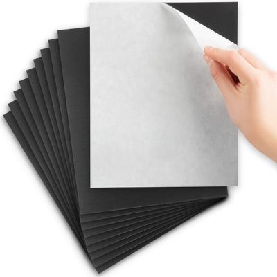 Foglio magnetico di gomma A4 con autoadesivo Dimensione 297*210 mm Spessore da 0,3 mm a 2 mm