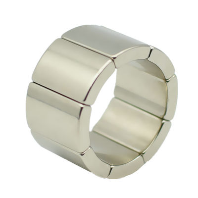 Magnete a forma di segmento di neodimio su misura Magnete ad arco per motore di grado M.H.SH.UH.EH.AH
