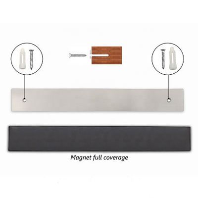 OEM ODM Accepted Gold Stainless Steel Magnet Strip Rack Magnetic Knife Holder Per Parete