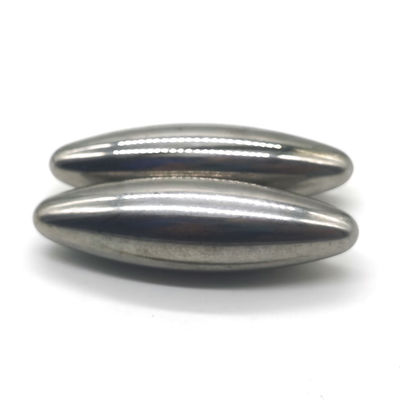 Giocattolo a magnete di ferrite a forma di proiettile di 60 x 17 mm di forma ovale adatto a varie applicazioni