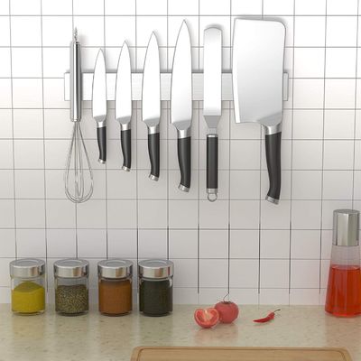 OEM ODM Accepted Gold Stainless Steel Magnet Strip Rack Magnetic Knife Holder Per Parete