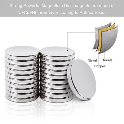 Forma anulare Magneti NdFeb di terre rare 20 anni Magnete di neodimio N52