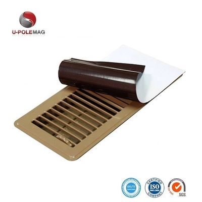 Copertura di ventilazione in foglio di vinile magnetico di gomma flessibile personalizzata con tolleranza ± 1%