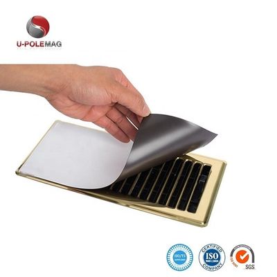 Copertura di ventilazione in foglio di vinile magnetico di gomma flessibile personalizzata con tolleranza ± 1%