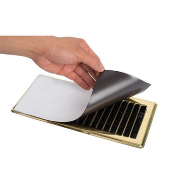 0Spessore.5-1 mm Copertura di scarico magnetica ad alta resistenza con rivestimento in PVC bianco