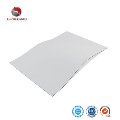 0Spessore.5-1 mm Copertura di scarico magnetica ad alta resistenza con rivestimento in PVC bianco