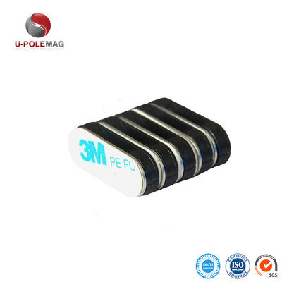 Metallo Nome Tag Magnete Permanente Magnetico Nome Tag rettangolo Ndfeb Magnete U-POLEMAG