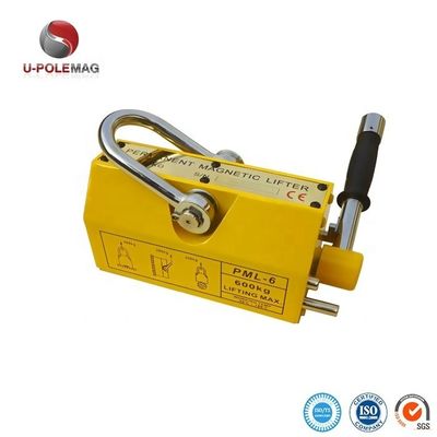 Magnete di sollevamento per gru pesanti da 600 kg, fattore di sicurezza di 3,5 volte per sollevamento pesante