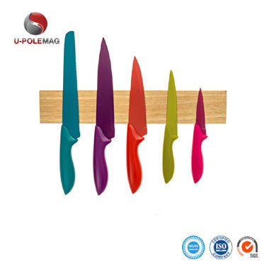 ISO9001 2000 Sistema 16" Blocco di coltello magnetico in legno sostenibile per cucina organizzata