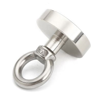 Magnete al neodimio ad alta tolleranza POTN08-75 550 libbre Forte con foro a vite per la pesca