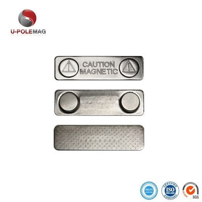 In acciaio inossidabile, distintivo magnetico con tolleranza ± 1% e neo-magnete di lunga durata