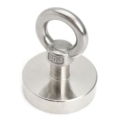 Magnete al neodimio ad alta tolleranza POTN08-75 550 libbre Forte con foro a vite per la pesca