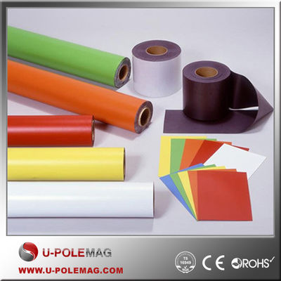 Magnete industriale adesivo di gomma flessibile rotolo di foglio magnetico composito affidabilità