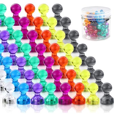 Pini di spinta magnetici per magneti per ufficio a colori personalizzati