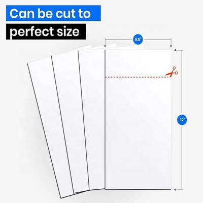 Coperture magnetiche di ventilazione da 5,5&quot; x 12&quot; Bianco per ventilatori a parete o soffitto e registri dell'aria