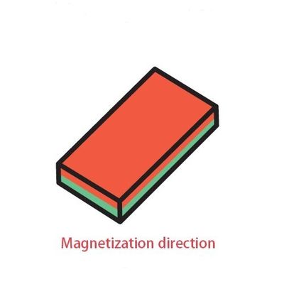 ISO14004 2004 Approvato N52 Neodimio Magnetic Bar Block 100 x 50 x 20 mm per l'ambiente
