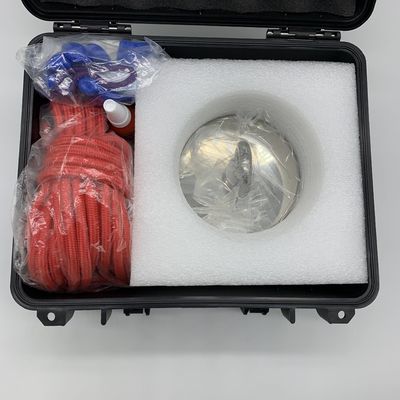 Dia 60mm 350lbs Force Neodymium Magnet Fishing Kit con D10mm x L10M dimensione della corda