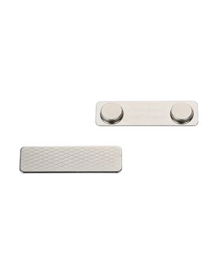 Portatori di distintivi magnetici ABS forti con fissaggio a piastra di acciaio e adesivo 3M