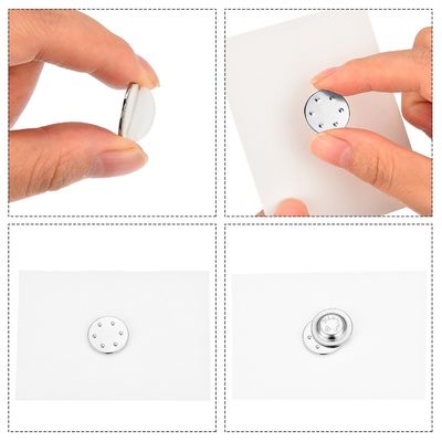 Metallo Magnetico Nome Badge Magnete 45x13mm Piastra d'acciaio con un magnete industriale all'interno