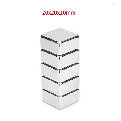 Magnete di neodimio rettangolare N50 N52 diretto F20x20x10mm con certificazione ISO9001 2000
