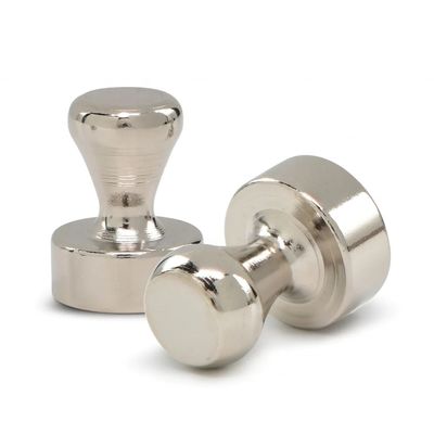 Pulsante in acciaio magnetico al neodimio con rivestimento in nichel per ufficio e frigorifero