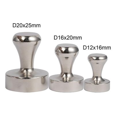 Pulsante in acciaio magnetico al neodimio con rivestimento in nichel per ufficio e frigorifero