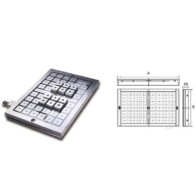 Tavola elettromagnetica versatile e permanente Ogni polo Forza magnetica Più di 380kgf