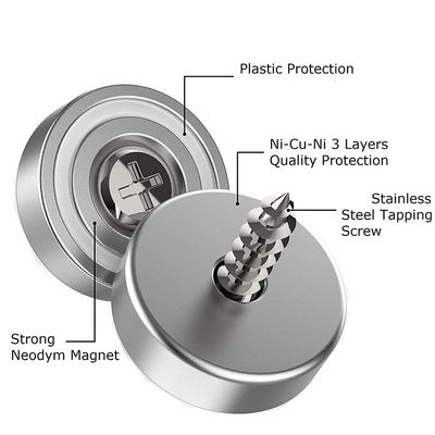 Magneti Neomidio Coppa magnetica al neodimio con buco anti-affondamento Circa 25-30 giorni