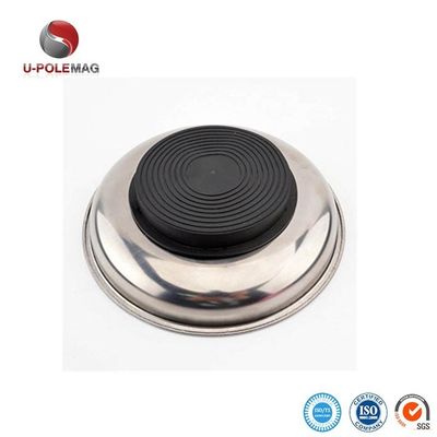 Tavolo per utensili a tazza magnetica in acciaio inossidabile per viti e rottami di metallo di magnete permanente