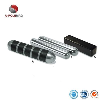 104.91g Magnete Ferrite Permanente di mucca Magnete Industriale in Polvere Nera 3" x 0,67" x 0.65