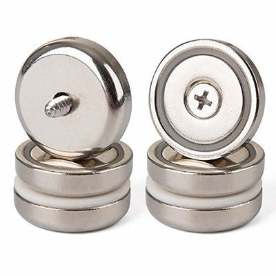 HTN04-60x15-8.5mm Magnete di Neodimio Contro-Sunk Pot con Rivestimento Ni-Cu-Ni