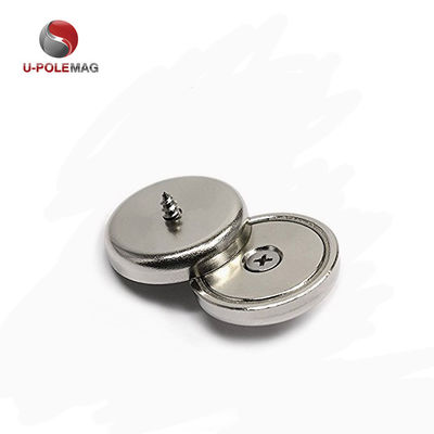 HTN04-60x15-8.5mm Magnete di Neodimio Contro-Sunk Pot con Rivestimento Ni-Cu-Ni