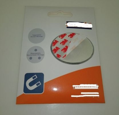 Magnete di neodimio permanente per rilevatore di fumo adesivo 3M Magnete di imballaggio regolare