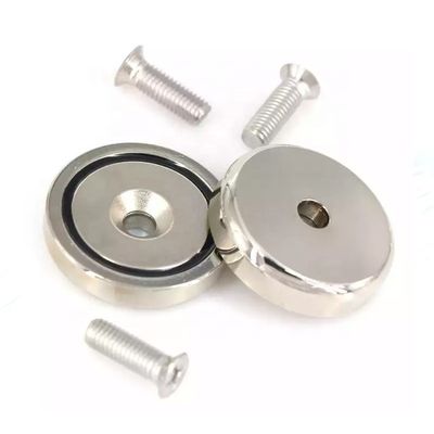 5Magnete industriale a vite di.5 mm Magnete per pentola NeFeB personalizzato con anello di buco anti-affondamento