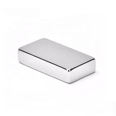 80C-220C Temperature resistenti N52 40x20x10 Magnete al neodimio con rivestimento al nichel