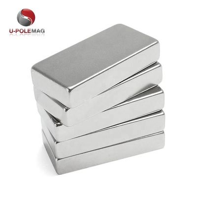 80C-220C Temperature resistenti N52 40x20x10 Magnete al neodimio con rivestimento al nichel