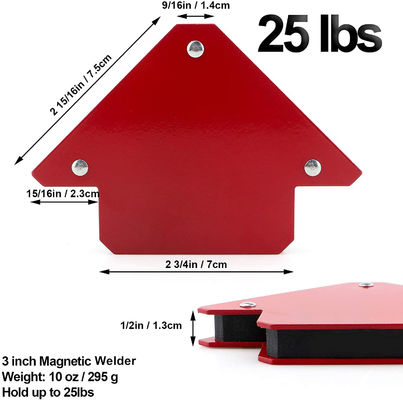 Tenitori di saldature magnetiche a forma di freccia per angoli multipli 2.2kg Supporto personalizzato OEM