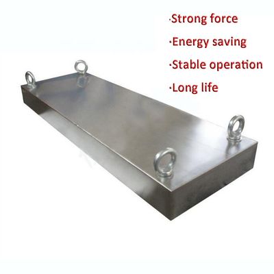 Magnete permanente in acciaio inossidabile Piastra magnetica filtrata con magnete Ndfeb da 7000 Gauss