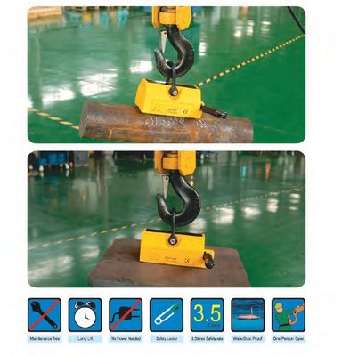 92X67mm Magneti di sollevamento 100kg 600kg 1000kg 3000kg Manuale sollevatore magnetico permanente