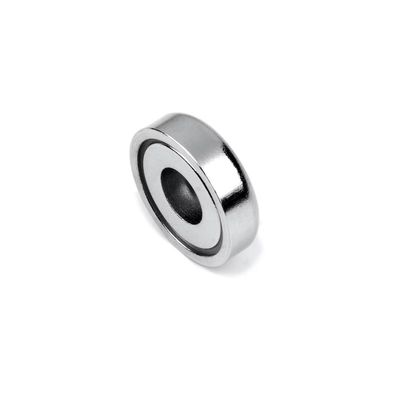 Magnete a pentola NdFeB D16MM /- 0 Tolleranza Rivestimento Ni-Cu-Ni nichelato