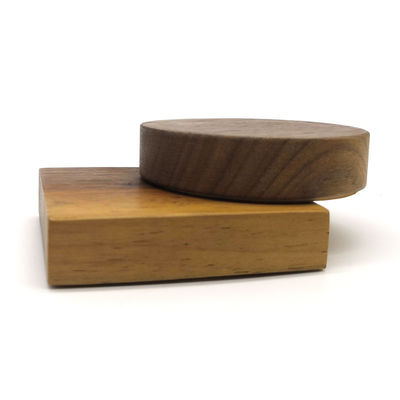 Bar di coltello magnetico smontabile personalizzato per cucina in noce/cerese/bamboo/legno di gomma