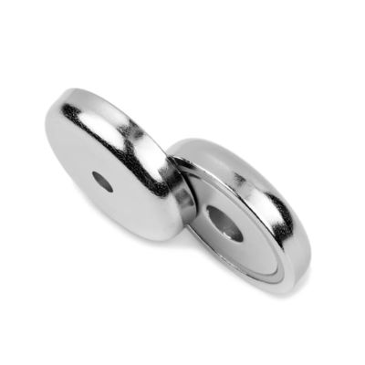 Magnete di Neodimio da 32 mm con buco anti-affondamento 32 kg Capacità di trazione 1,26 pollici di diametro