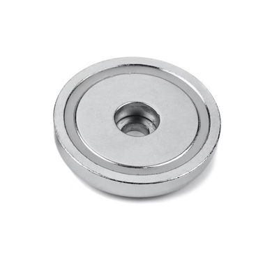 Magnete D42mm con base magnetica di neodimio a tazza rotonda e forte forza di spostamento