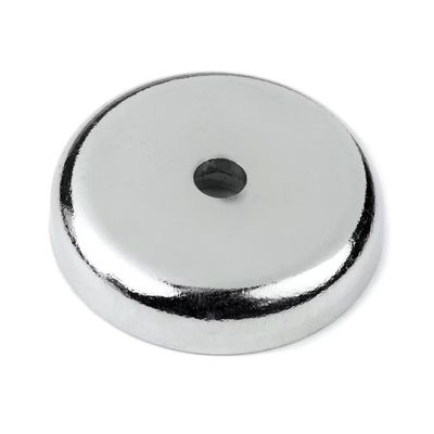 Magnete D42mm con base magnetica di neodimio a tazza rotonda e forte forza di spostamento