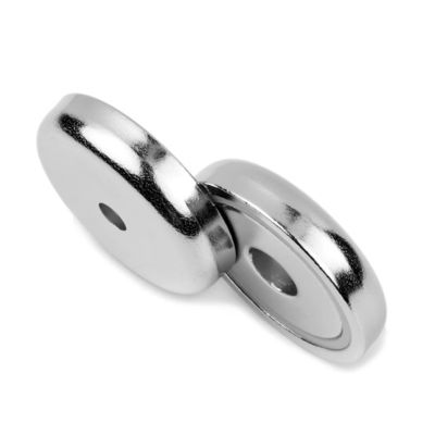 Magnete D42mm con base magnetica di neodimio a tazza rotonda e forte forza di spostamento