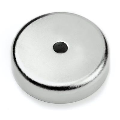 Magneti di montaggio a forza di trazione da 35 libbre con buco e pentola di diametro D 60 mm
